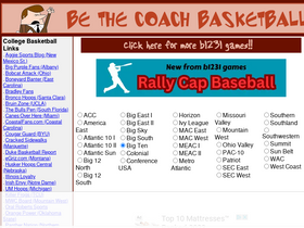'bethecoachbasketball.com' screenshot