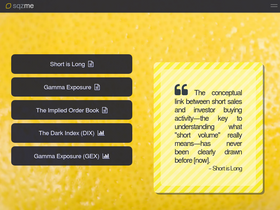 'squeezemetrics.com' screenshot