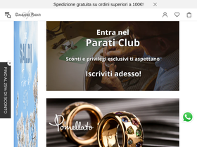 Damiano Parati homepage screenshot