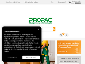 'propac.it' screenshot