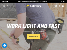 holstery.com homepage screenshot