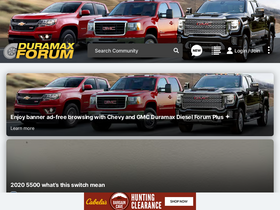 'duramaxforum.com' screenshot