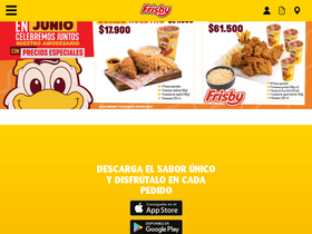'frisby.com.co' screenshot