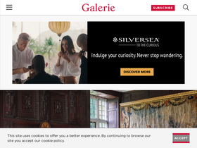 'galeriemagazine.com' screenshot