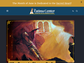 'fatima.org' screenshot