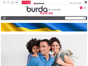'burdastyle.ua' screenshot
