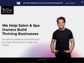 'thesalonbusiness.com' screenshot