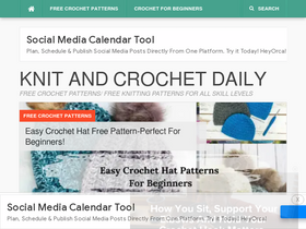 'dailycrochet.com' screenshot