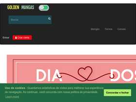 'goldenmangas.top' screenshot