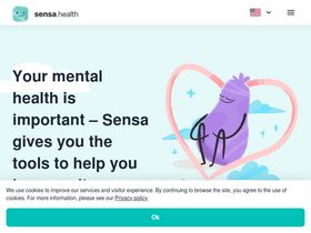 'sensa.health' screenshot
