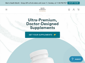 Sun Coast Sciences LLC homepage screenshot