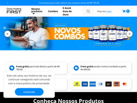 'doctorsfirst.com.br' screenshot