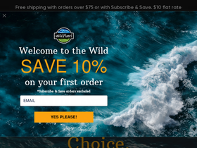 wildplanetfoodschina.com homepage screenshot