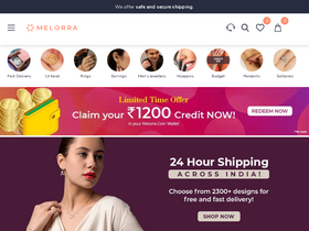 'melorra.com' screenshot