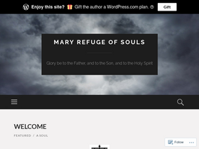 'maryrefugeofsouls.com' screenshot