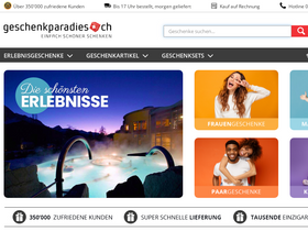 'geschenkparadies.ch' screenshot