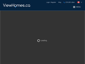 'viewhomes.ca' screenshot