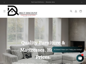 Direct Discount Furniture & Mattress LLC website screenshot