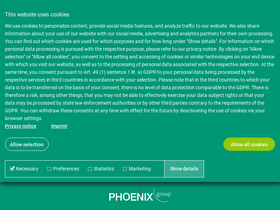 'phoenix.hu' screenshot