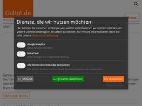 'gabot.de' screenshot