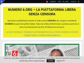 'numero6.org' screenshot