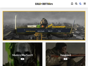 'callofdutymaps.com' screenshot