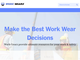 'workgearz.com' screenshot
