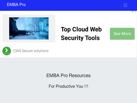 'embapro.com' screenshot