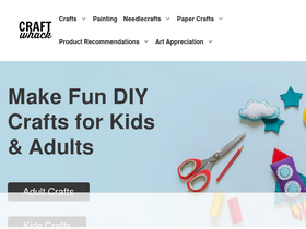 'craftwhack.com' screenshot