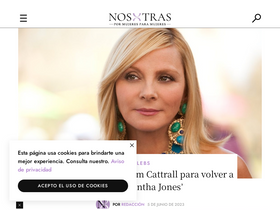 'nosotras.com.mx' screenshot