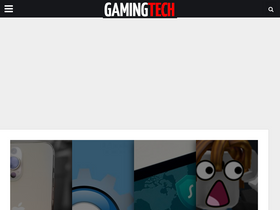 'gamingtech.website' screenshot