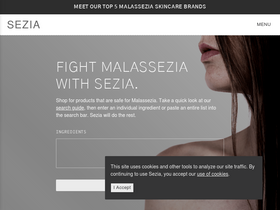 'sezia.co' screenshot