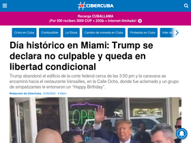 'cibercuba.com' screenshot