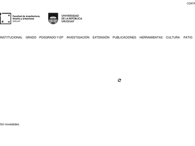'fadu.edu.uy' screenshot