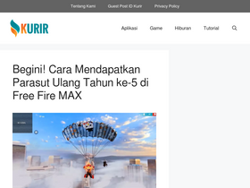 'idkurir.web.id' screenshot