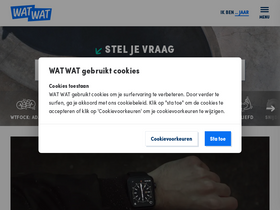 'watwat.be' screenshot