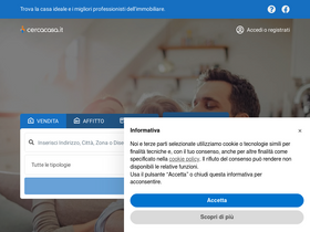 'cercacasa.it' screenshot