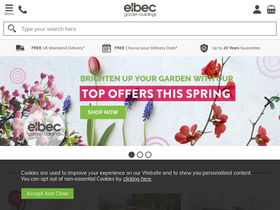 'elbecgardenbuildings.co.uk' screenshot