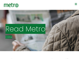 'readmetro.com' screenshot