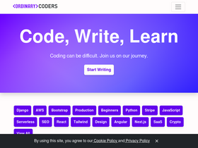 'ordinarycoders.com' screenshot