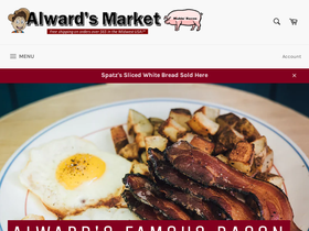 Alward's Market homepage screenshot
