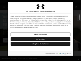 'underarmour.eu' screenshot