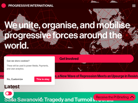 'progressive.international' screenshot