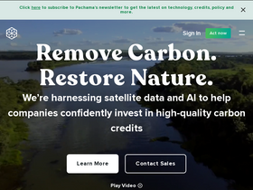 'pachama.com' screenshot