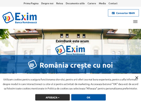 'eximbank.ro' screenshot