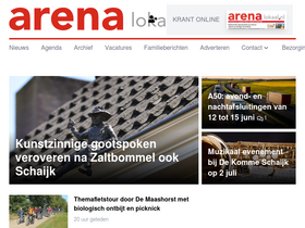 'arenalokaal.nl' screenshot