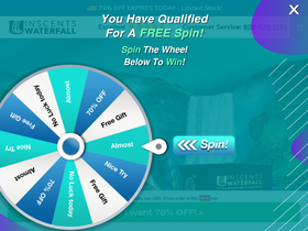 'theinscentswaterfall.com' screenshot