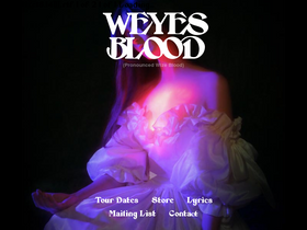 'weyesblood.com' screenshot