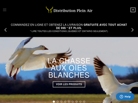 'distributionpleinair.com' screenshot