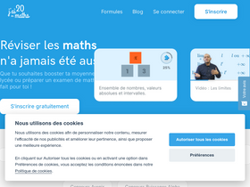 'jai20enmaths.com' screenshot